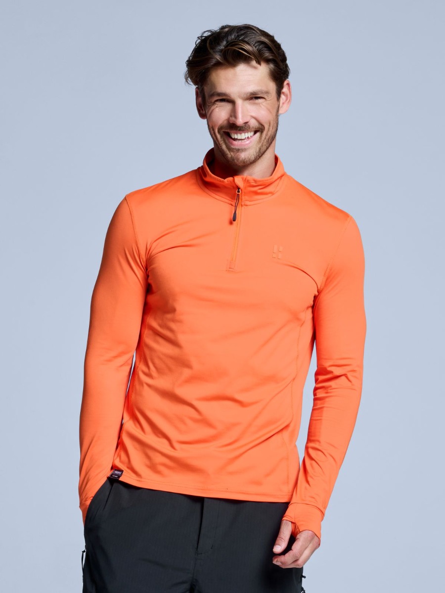 Poederbaas Midlayer Pully Heren Four Seasons Lightweight 2.0 Oranje-M