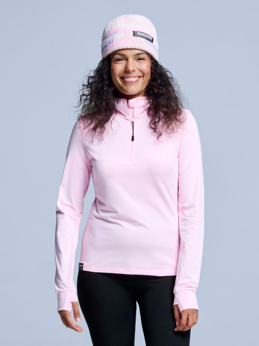 Poederbaas Midlayer Pully Dames Four Seasons Lightweight 2.0 Powder Rose-XXL