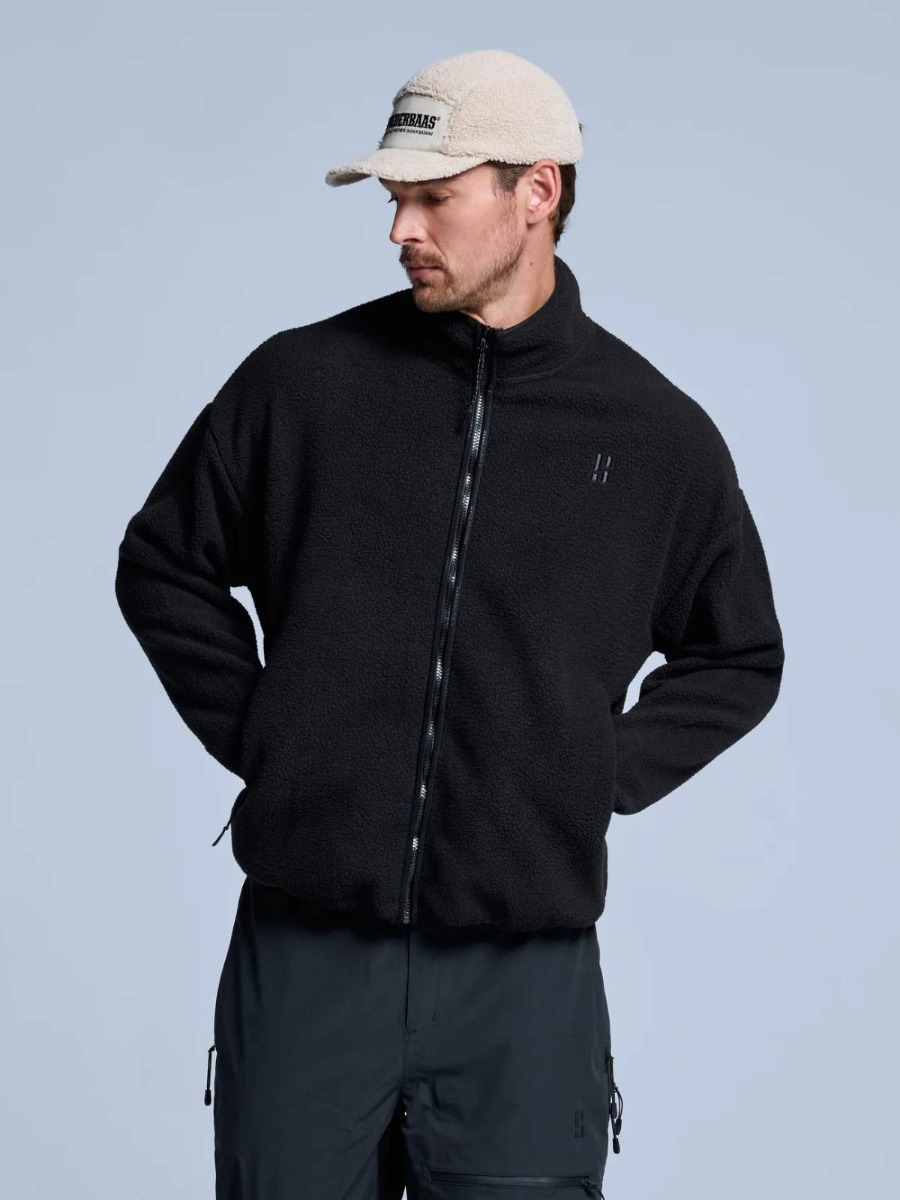 Poederbaas Sherpa Jacket Heren Four Seasons Zwart-XXL