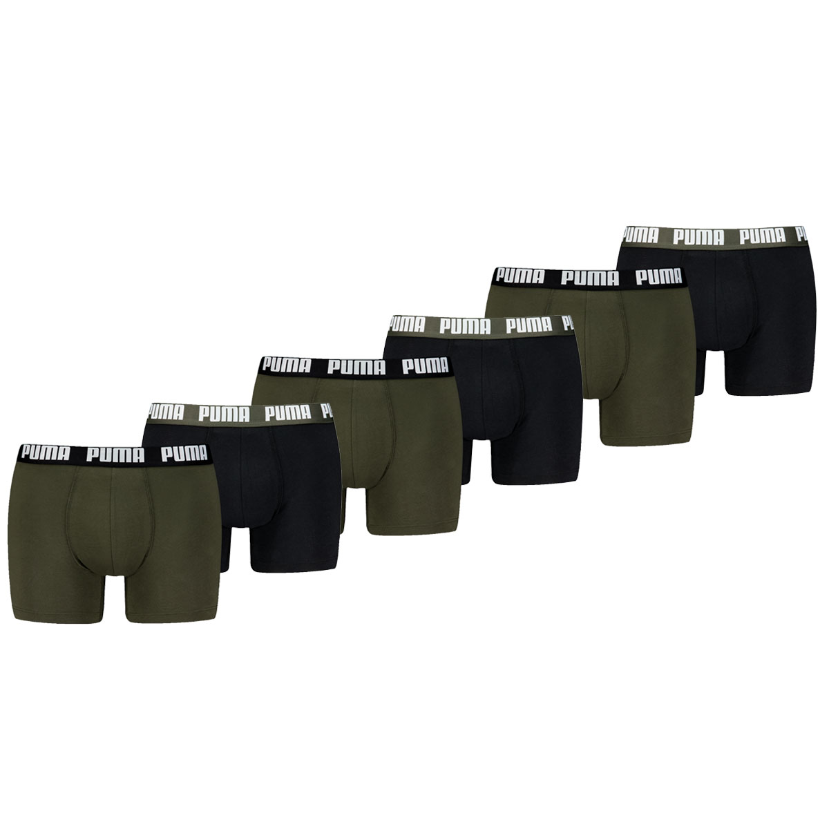 Puma Boxershorts Everyday Basic 6-pack Forest Night-M