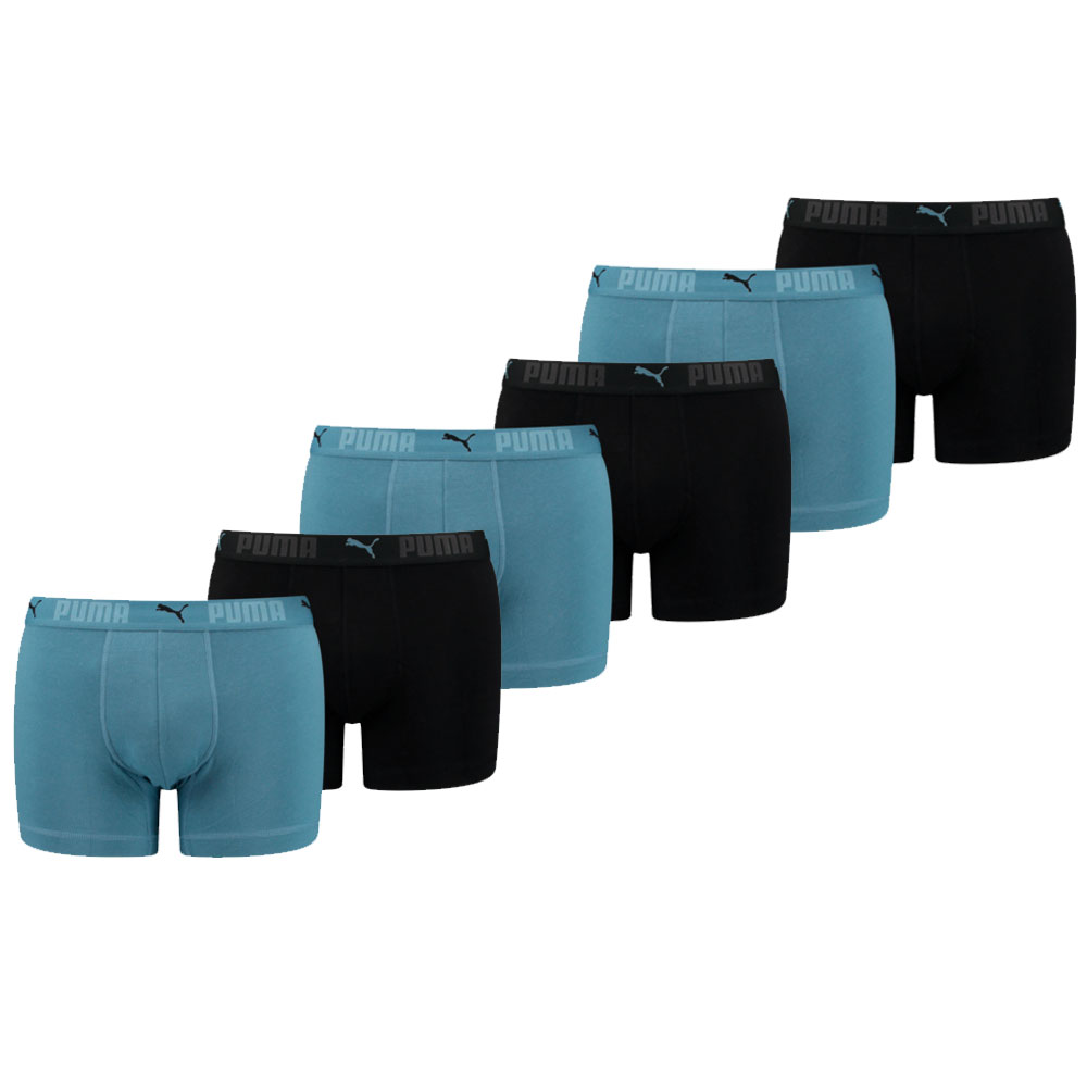 Puma Sport Boxershorts Katoen 6-pack Blue Lagoon Combo-S