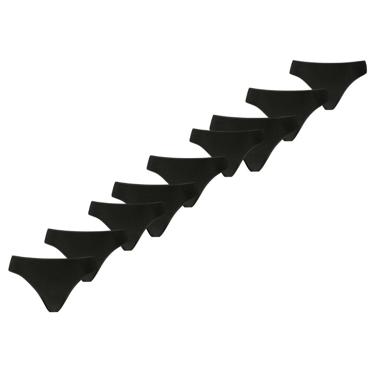 Puma Dames Strings 9-pack Zwart-XL