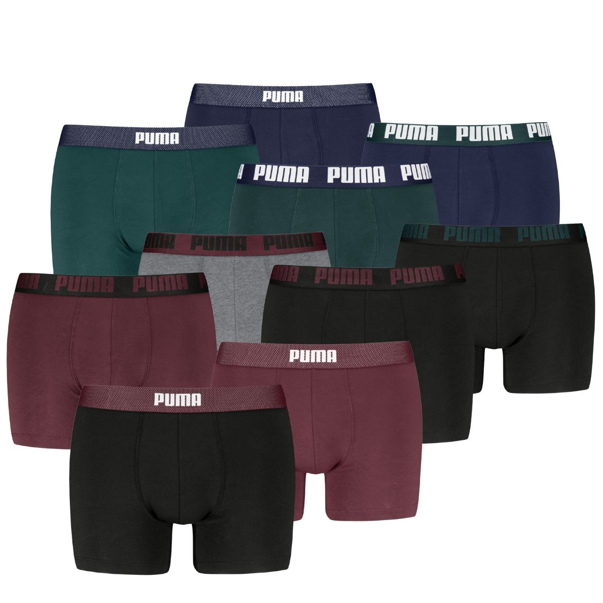 Puma Boxershorts 10-pack Multicolor-XXL afbeelding