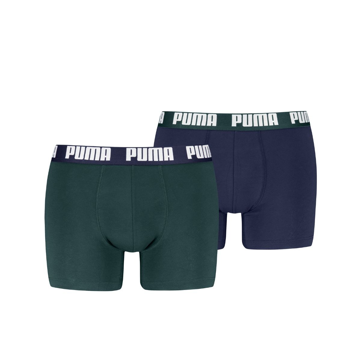 Puma Boxershorts Everyday Basic 2-pack Green / Navy-XL afbeelding