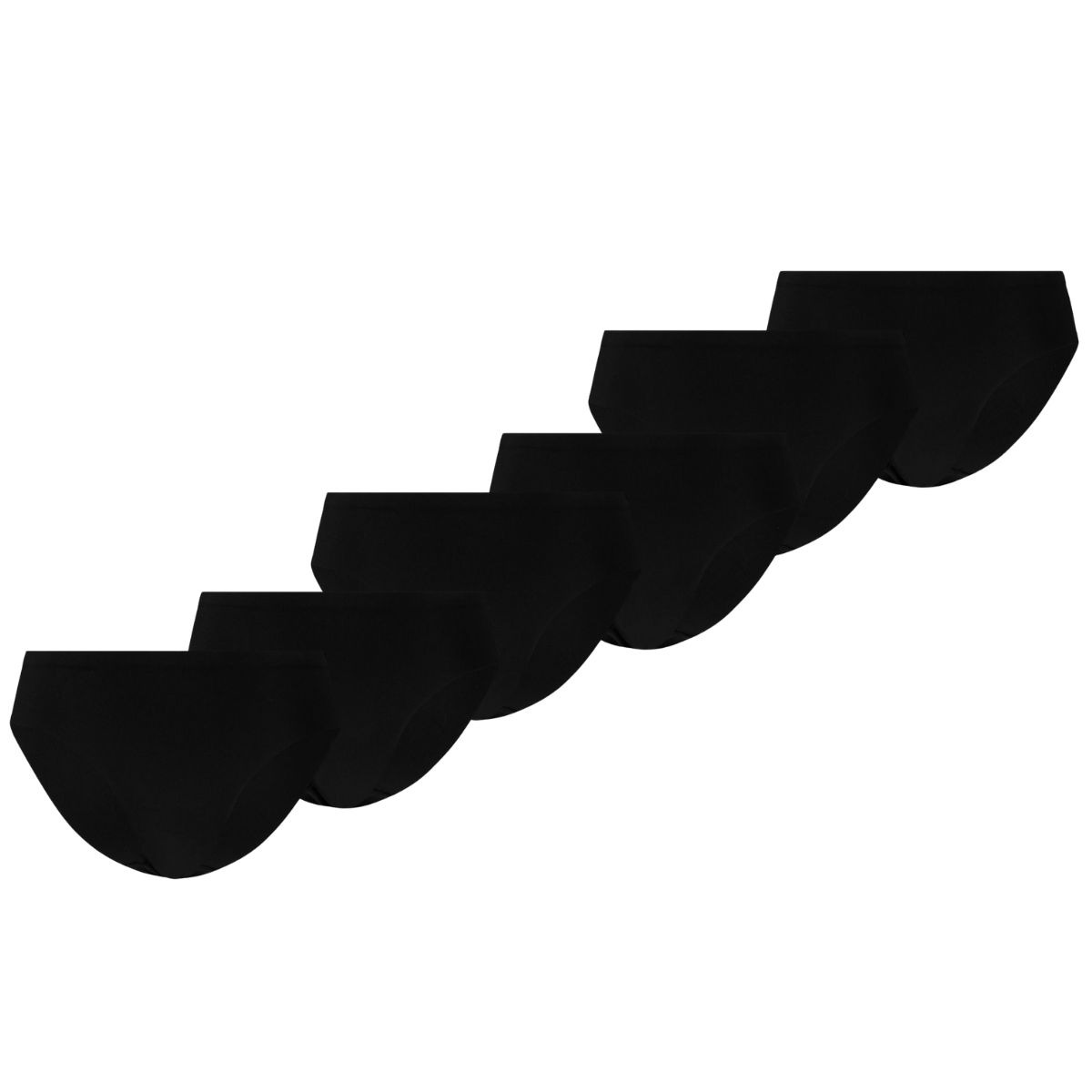 Puma Dames Briefs Microfiber 6-pack Zwart-L