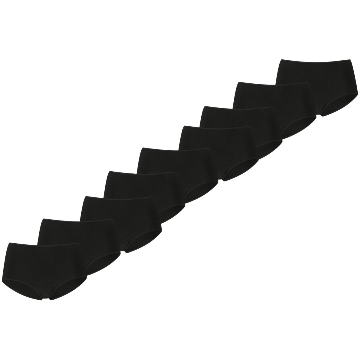 Puma Dames Mini Shorts 9-pack Zwart-M