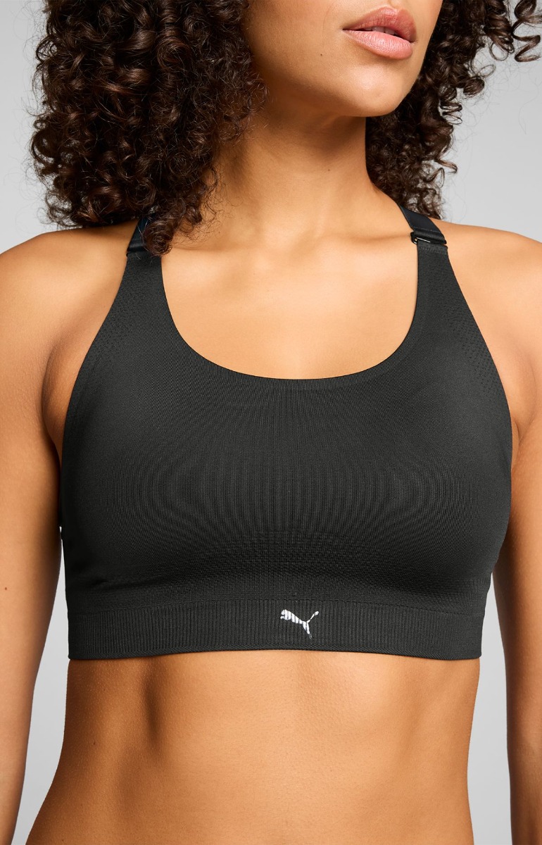 Puma Dames Sporttop 3D Knit Zwart-S