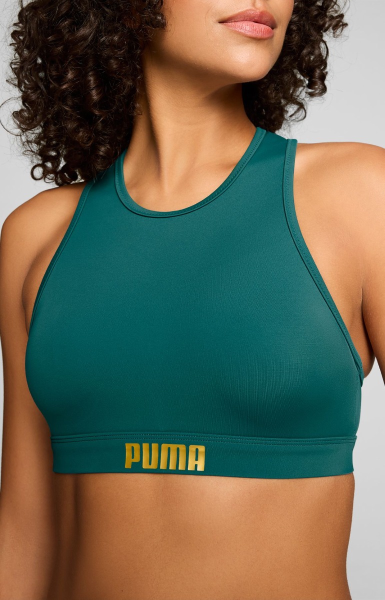 Puma Zwemtop Racerback Emerald Ice-L