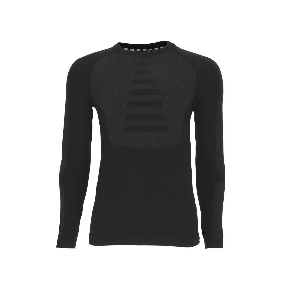 STAPP Heat Thermoshirt Heren Merino Wol Zwart-M afbeelding