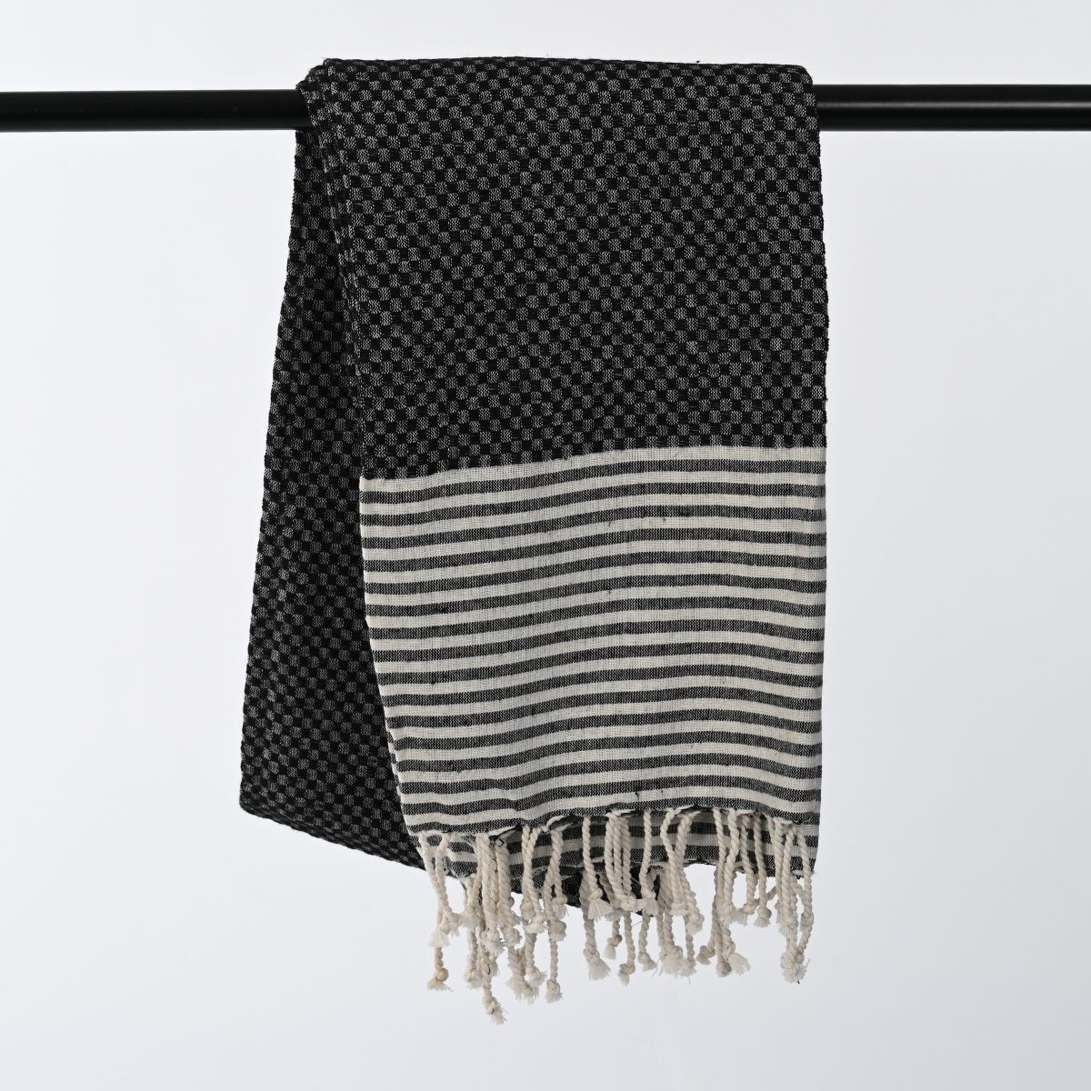 Take a Towel Hamamdoek 90 x 170 cm Zwart afbeelding