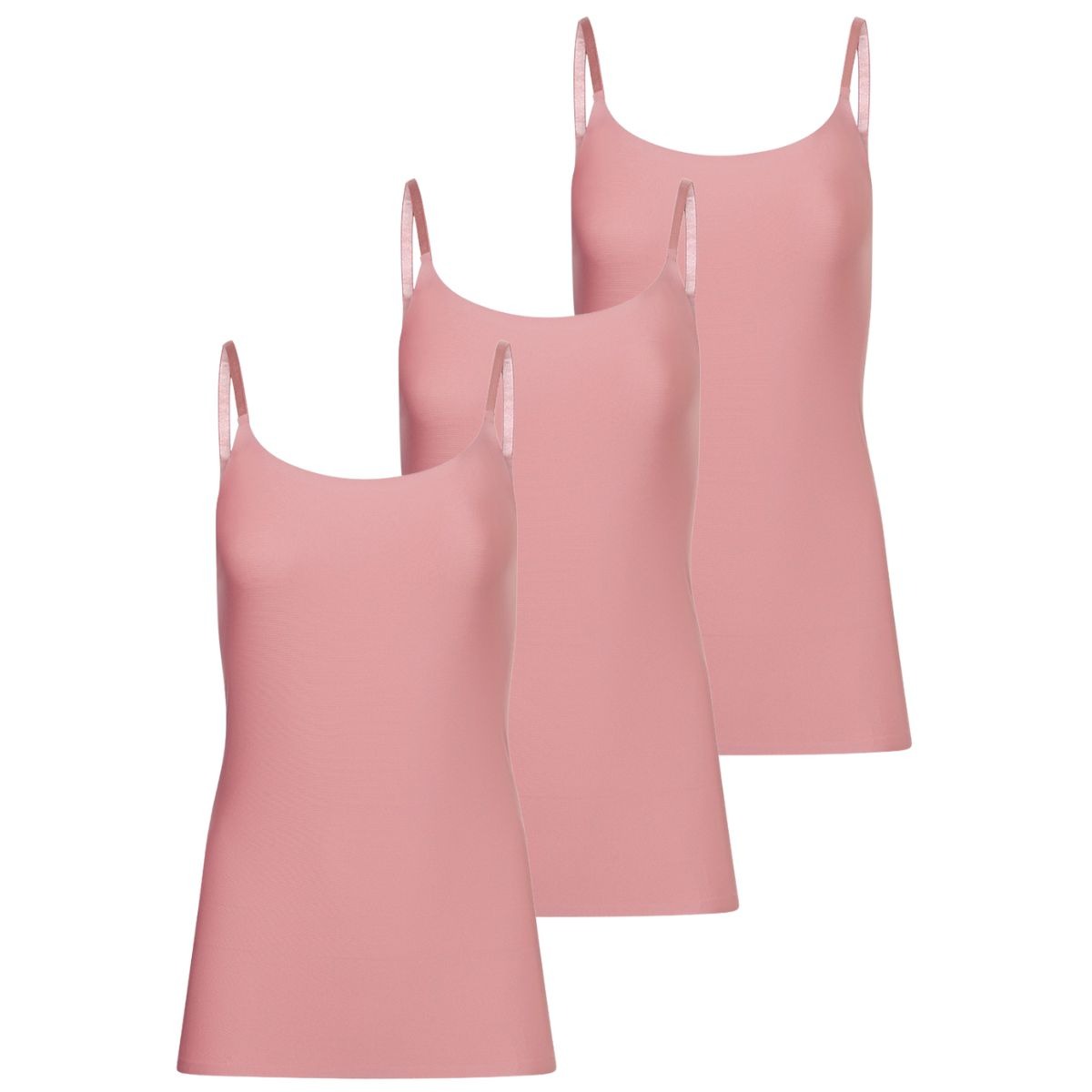 Ten Cate Secrets 3-pack Spaghetti Top Rose Pink-XL