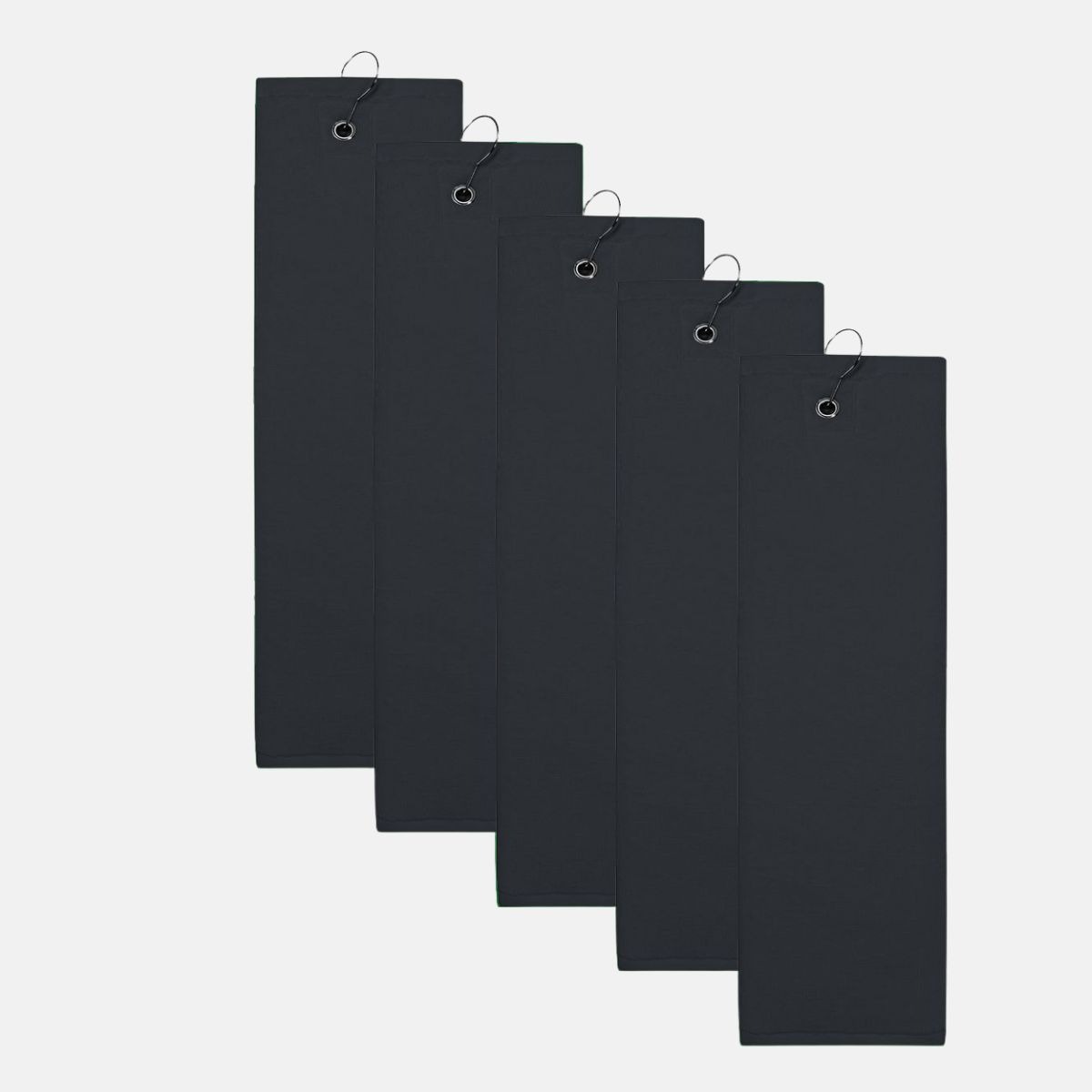 The One Golfhanddoek 40x50 cm 450 gram Antraciet (5 stuks)