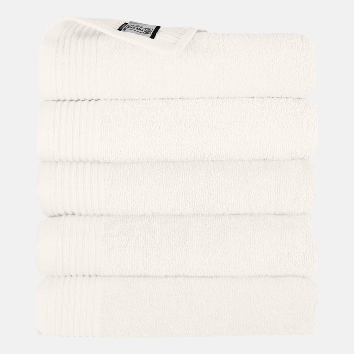 The One Badhanddoek 450 gram 70x140 cm Ivory (5 stuks)