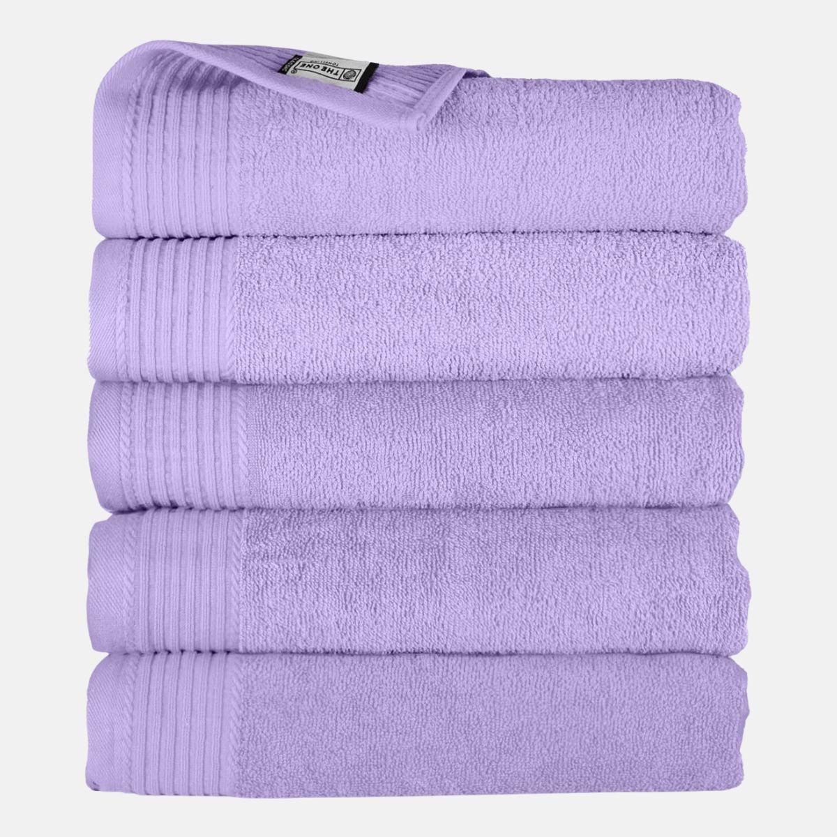 The One Badhanddoek 450 gram 70x140 cm Lavender (5 stuks)