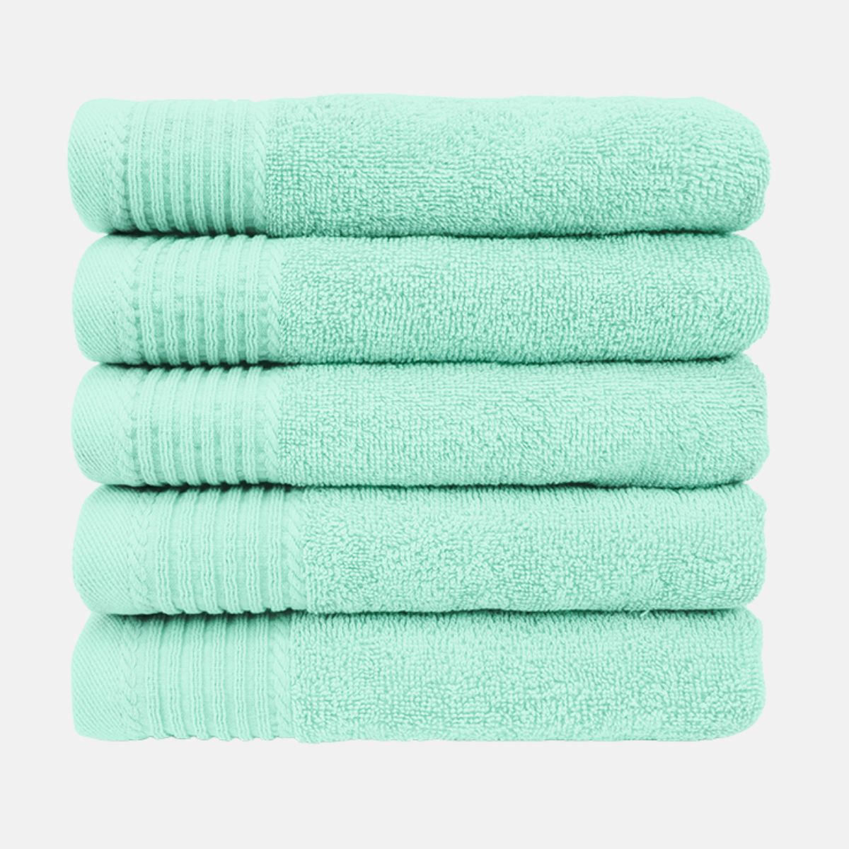 The One Handdoek Deluxe 50x100 550 gr Mint (5 stuks)