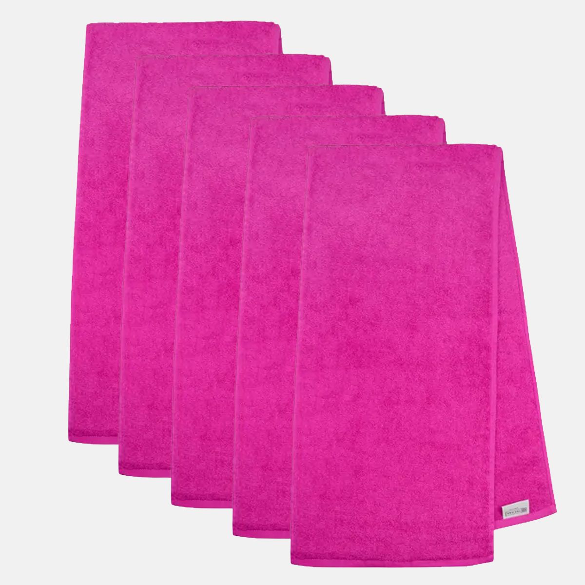 The One Sporthanddoek 30x130 cm 450 gram Magenta (5 stuks)