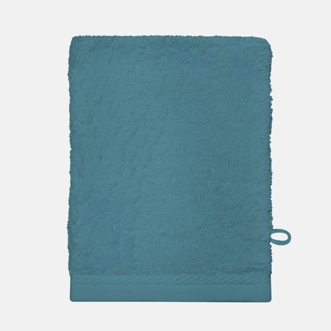 The One Washandje 500 gram 15x21 cm Petrol