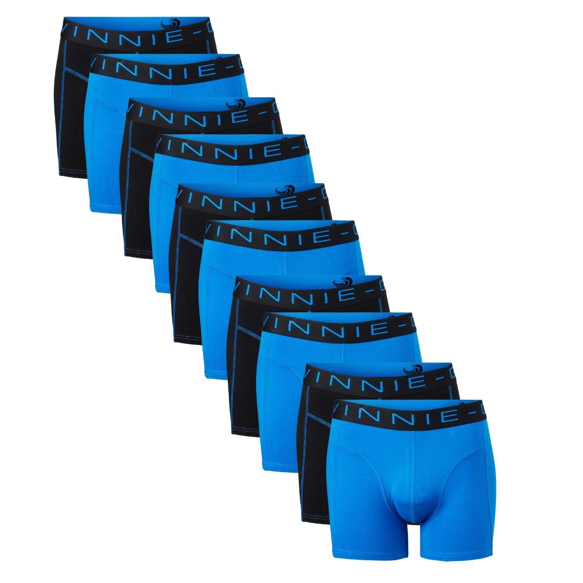 Vinnie-G Boxershorts 10-pack Black Blue / Blue-L