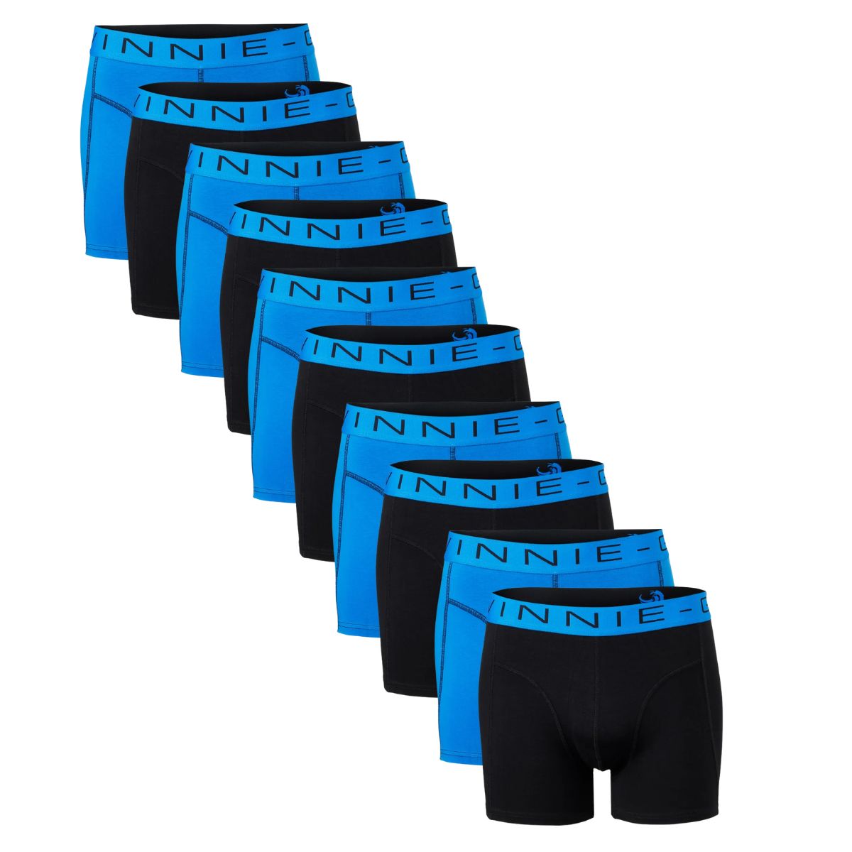 Vinnie-G Boxershorts 10-pack Black/Blue Combo-S