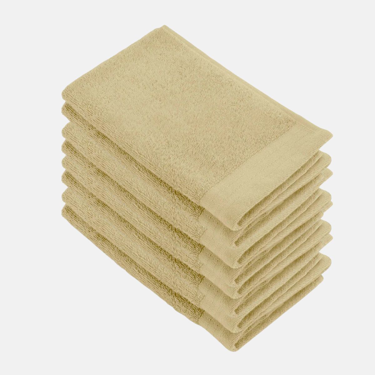 Walra Soft Cotton Gastendoekje 30 x 50 cm 550 gram Maisgeel - 8 stuks