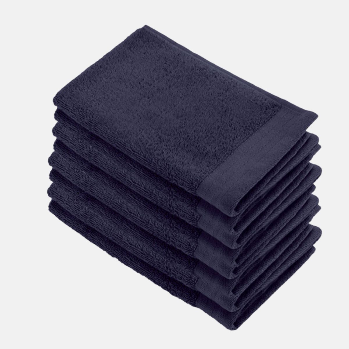 Walra Soft Cotton Gastendoekje 30 x 50 cm 550 gram Navy - 8 stuks