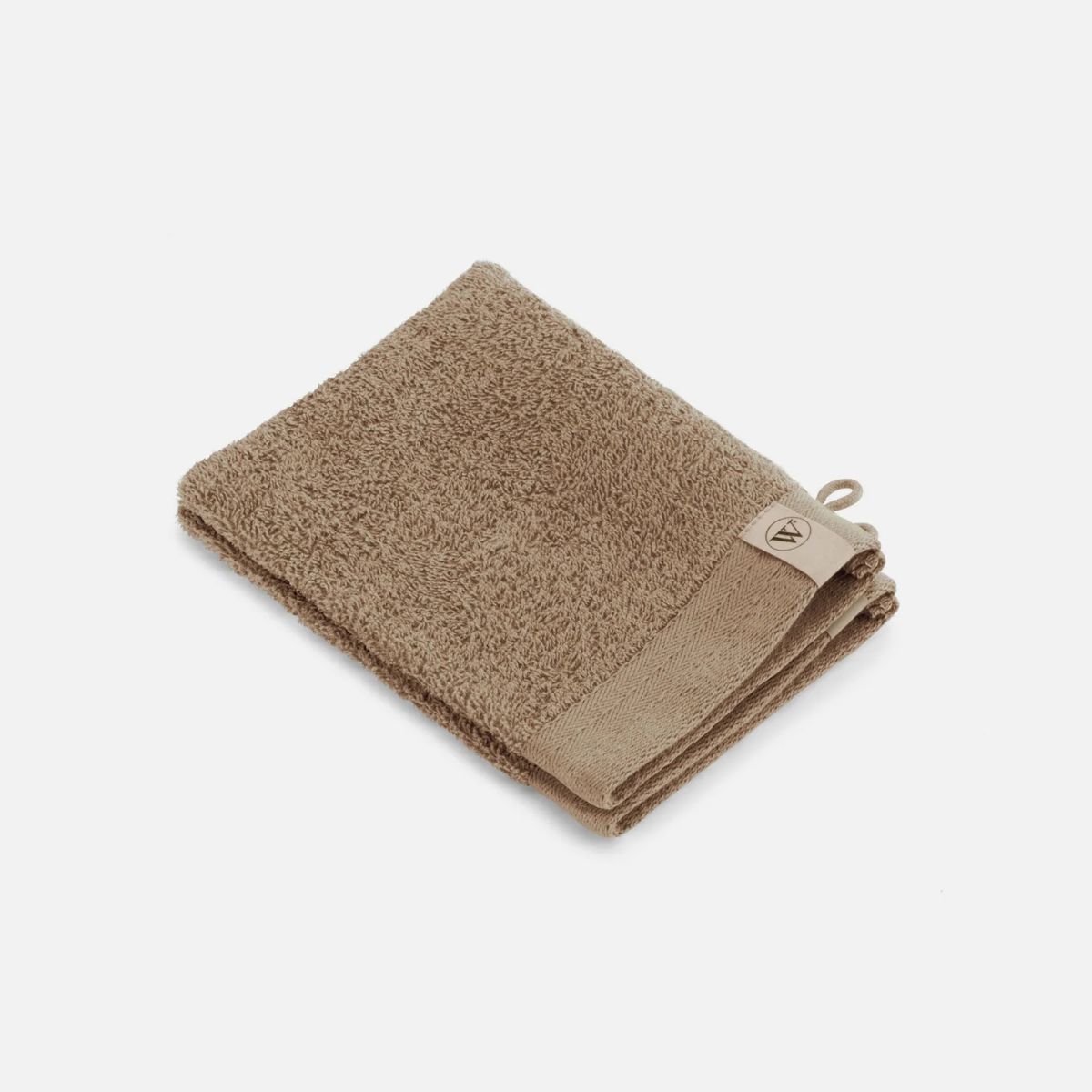Walra Soft Cotton Washandje 16 x 21 cm 550 gram Bruin - 2 stuks