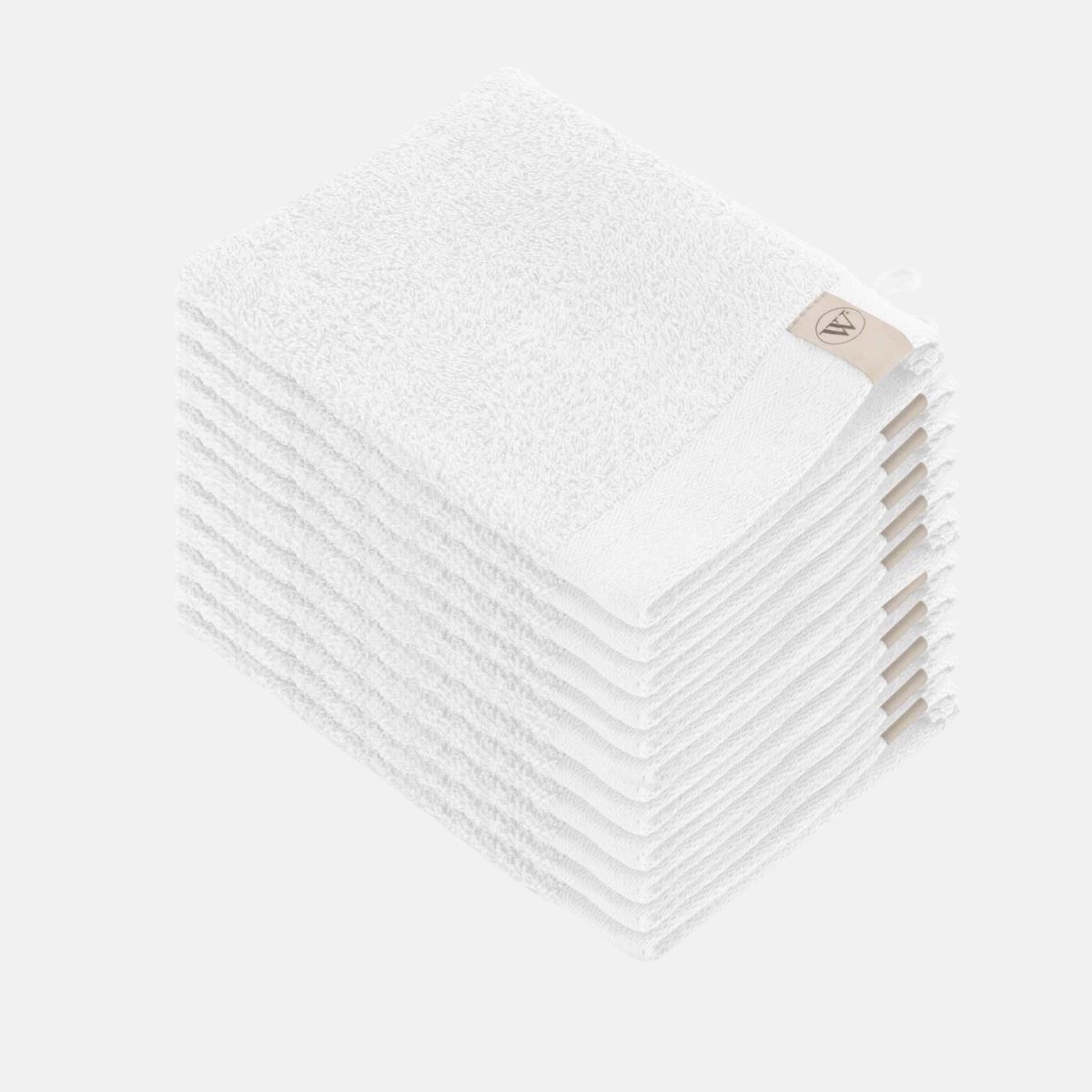 Walra Soft Cotton Washandjes 16 x 21 550gram Wit - 12 stuks