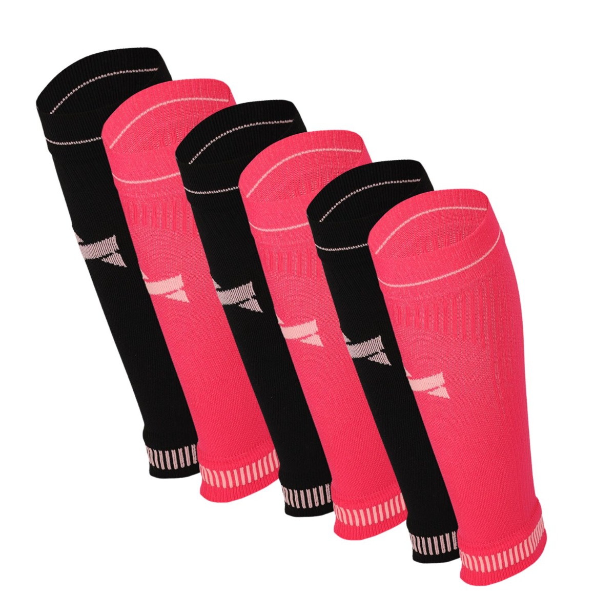 Xtreme Compressie Kuit Sleeves 6-pack Multi Pink-39/42